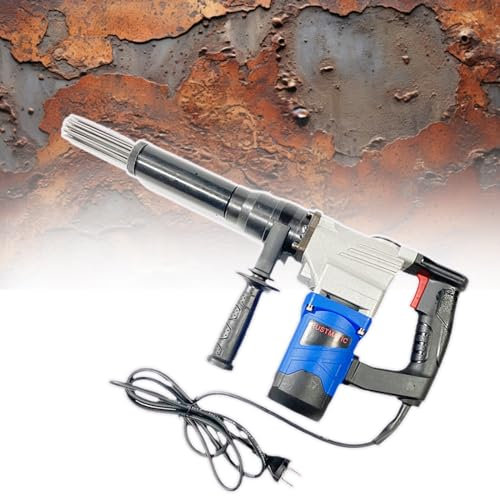Pistola EléCtrica De DesoxidacióN De Agujas De 1100 W, Escalador De Agujas EléCtrico De Mano, Limpiador De Escorias De Soldadura Removedor, Para EliminacióN De ÓXido En Varias Superficies Irregulares