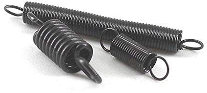 WUPNGS Doppelhakenfeder Zugfeder mit Haken, 1 mm Dicke, kleine Zugfedern, 20–60 mm, Zugfeder, 1 x 6 x 50 mm, 5 Stück (Farbe: 1 x 8 x 50 mm)(1x8x50mm)