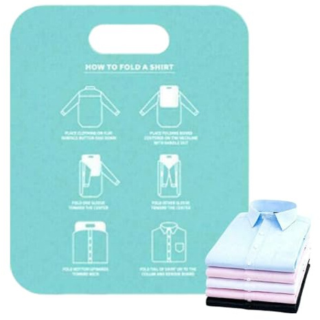 Outil de de chemise efficace - Planche pour plier les chemises proprement | Tableau d'organisation de t-shirt | Planche à vêtements pliable rapide et facile à plier - Outil de de