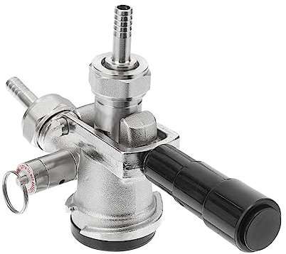 AUTSUPPL Kegerator Part Home Relief System Accessory D Stainless Keg Gasket Distributor 1 Set Keg Coupler D System 55 PSI Pressure Relief Valve 304 Stainless Steel 7mm Hose Compatible