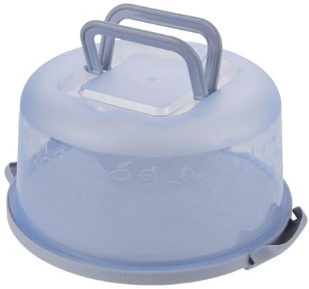 OFFSCH Tortenbox Runde Kasten Deckel Transportbehälter Für Kuchen Cupcake Kasten Gebäckbox Kuchenträger Mit Griff
