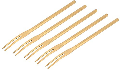 Tenedor de Frutas, Tenedores de Aperitivo Tenedor de Ensalada Tenedores de Ostras 5 Piezas Pastel de Postre de Acero Inoxidable Tenedor Pequeño Tenedores de Postre para