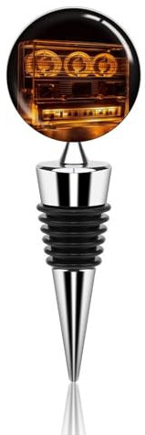 Illuminated Audio Tape Bottle Stopper Beverage Bottle Sealer Reusable Wine Stopper Personalised Champagne Stopper Unique Wine Bottle Corks Keep Fresh Suitable for Standard