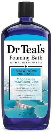 Dr Teals Restorative Minerals Epsom Foaming Bath 1 Litre