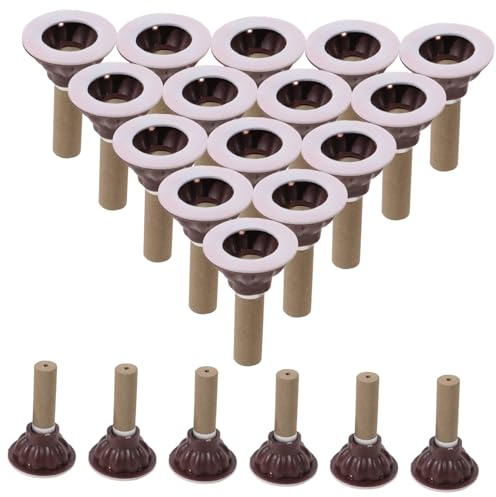 FRCOLOR 50 Stück Moxibustionsstäbchen Moxa Stäbchen mit Sockel aus Qiai Moxa Tragbar für Körperpflege Akupunktur Moxibustion Wellness Wellnessgeräte