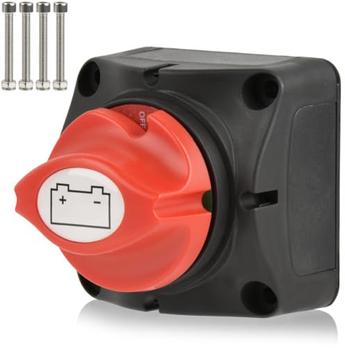 OTYMIOW Interruttore Principale Stacca Batteria 12V-48V Interruttore di Separazione Staccabatteria Impermeabile Batterietrennschalter M10 Sezionatore Stacca Batteria Master per Moto Scooter Trattore