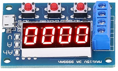 Hyuduo Batteriekapazitätsmesser Batterie-Entladungstester-Kapazitätskapazität LED LED Digitale Anzeige 12 V Lithiumbatterien mit MICRO-USB-Schnittstelle für DC4.5-6 V Netzteilspannung