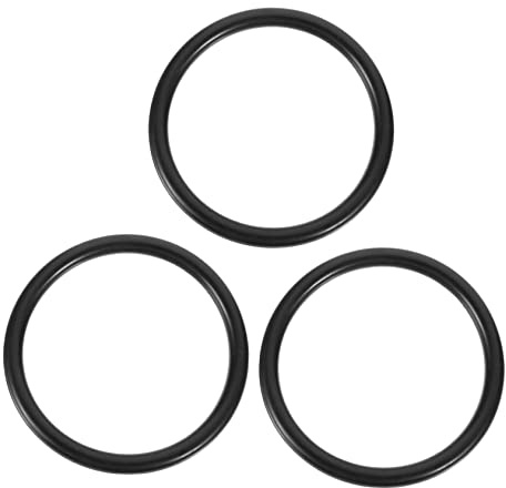 Schüsselkissen für Klangschalen Kleines 3 Stück aus Gummi Schwarz | Kristall und Buddhaschalen, Tragbar und Leicht, Dekorative Unterlagen für Meditationszubehör