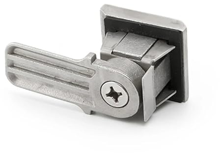Stainless Steel MS813 Compression Type 7035 Cabinet Lock Marine Slotted Square Head Turnbuckle 1Pcs(MS813 with Key)