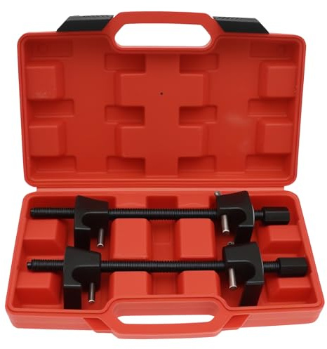 PEIZHIYC 2 Stück Federspanner Kfz Federbein Werkzeug, Minimale Öffnung 60mm, Maximale Öffnung 210 mm, Federbeinspanner Profi für Auto LKW Motorrad