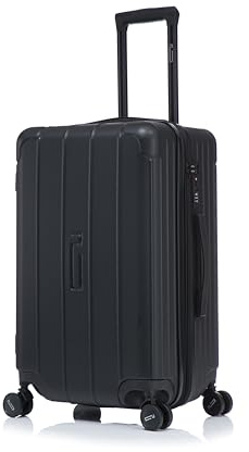 CELIMS - Valise Moyenne 65 cm avec étagères | Cadenas TSA | ABS Ultra-Résistant | Roues 360 | Modèle 2026 | Noir