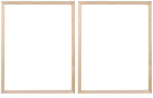 balacoo Holzbilderrahmenleisten mit Einfachem Design aus Massivholz 8 Stück zum Selbstgemacht Leinwandrahmen Bauen und Quadratischer Form für Zuhause Dekoration