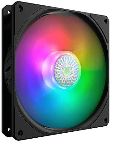 Cooler Master SickleFlow 140 ARGB - Ventilateur de Boîtier PC & Refroidissemnt 140 mm, Compatible Carte Mère RGB Adressable, Pales Translucides, 67 CFM, 2,25 mmH2O, 10 à 27 dBA - ARGB