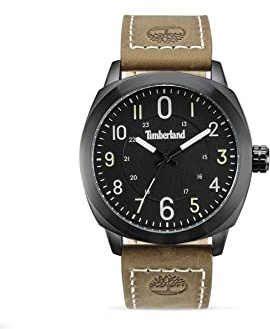 Timberland Tdwga9001903 - Reloj para hombre, color marrón café, gris melé, estándar, colgador