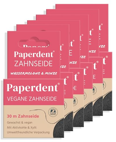 Paperdent Tandtråd – vattenmelon mynta, set om 6