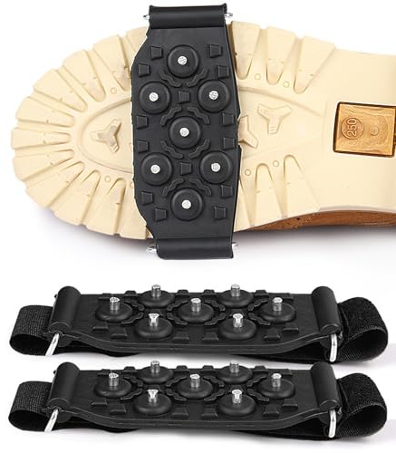 Ice Claw Traction Cleats Halkfria Traction Grip Ice Claw Spikes 7 Point Splint Skor Promenader, Jogging, Vandring, Bergsklättring Ice Grip