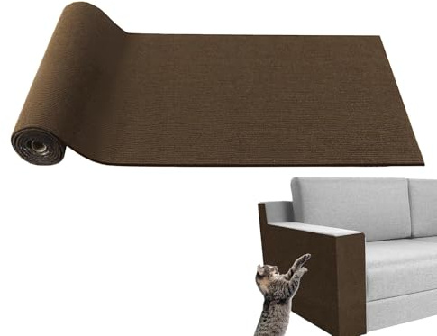 Klösmatta katt självhäftande klösmatta katt vägg klösbrädor katt klösskydd soffa kattklösmatta katter klösvägg för vägg, soffa, hörn, möbelskydd
