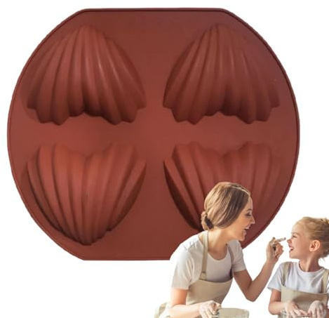 Molde De Chocolate De Conchas Marinas Silicona Antiadherente Resistente Al