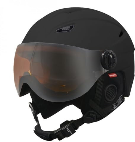 Manbi Park Visor Pro Helmet Black/Silver Mirror (M 57-58cm)