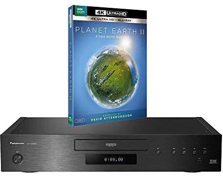 Panasonic Bundle DP-UB9000 MULTIREGION for DVD Blu-ray Player Bundle with Planet Earth 2 Ultra HD 4K Blu-ray Disc