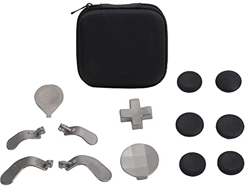 Kit de Manettes de Jeu, 6 Manettes avec 7 Boutons et Sac en Métal, Ensemble de Palettes pour Console