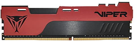 Patriot Memory Viper Elite II DDR4 4000 8Go (1x8Go) C20 Mémoire RAM Haute Performance XMP 2.0 Noir/Rouge