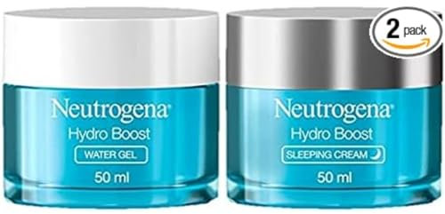 Neutrogena Hydro Boost Day & Night (Moisturiser + Sleeping Cream), Saving Bundle