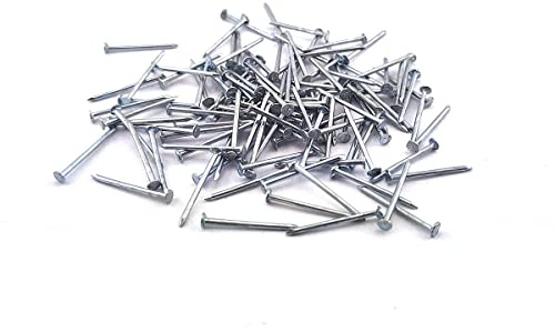 200 chiodi in acciaio zincato, scanalati, temprati, 2,0 x 40 mm