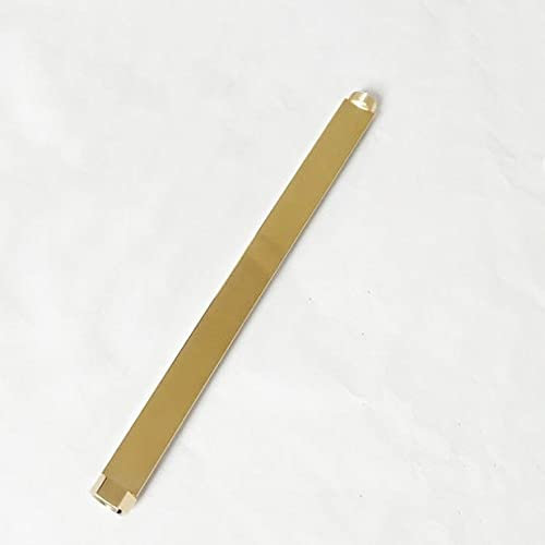 1pcs Quadrat Messing Badezimmer Duschschlauch Verlängerungsrohr 30CM Verlängerung Rohrstange, Höhen Rohr Schiebestange Duschrohr verlängern Rohr, Gold