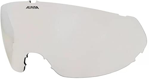 Alpina Ersatzvisier für Alto Varioflex Visier-Skihelm (905 Silber, für 55-59 cm)