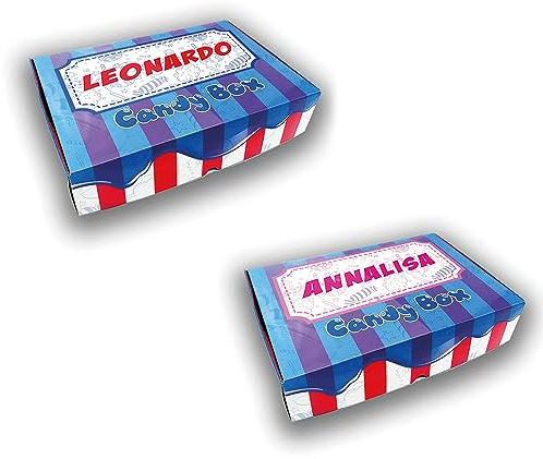 Candy Box Ape Ice Scatola da 1kg Di Caramelle Gommose Frizzanti Zuccherate Personalizzata con Nome Scegli 6 Gusti Idea Regalo Fidanzati Amici Anniversario Festa Cerimonia Comunione Compleanno