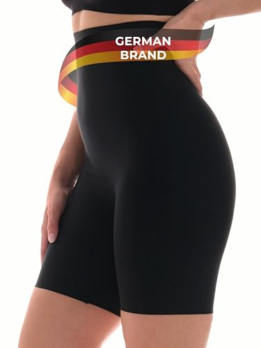 TONEST Shapewear - Intimo Snellente - Pantaloncini Modellanti - Vita Alta - Modellante Slip Contenitivo - Mutande Pancia Piatta - Senza Cuciture - 1200-MS-FC (40, Nero)
