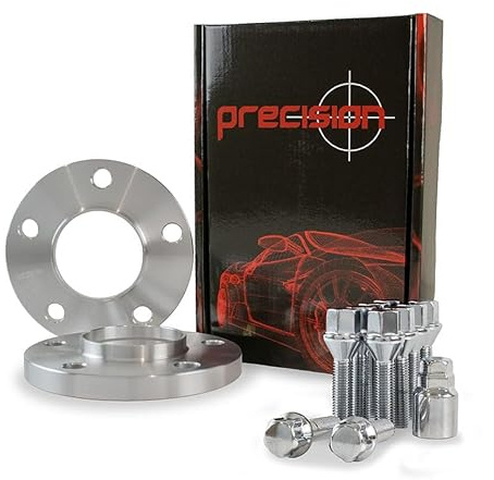 Precision | Hubcentric Wheel Spacers 15mm | Intended for BMW 5 Series E39 | PCD: 5x120 | 74.1mm | Taper Bolts & Locking Bolts