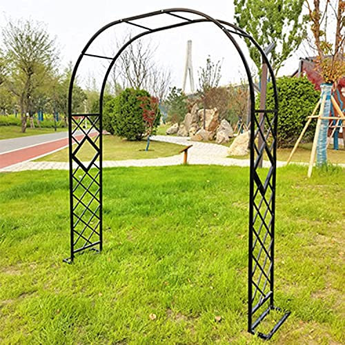 Arche de Jardin galvanisée Robuste – Treillis pour rosiers grimpants, Mariage, décoration extérieure – Arche en Acier galvanisé résistant aux intempéries