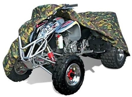 Bache Moto Exterieur Etanche pour Raptor Quad BIK XL Camo Housse De Protection Universelle Résistante Aux Intempéries pour Quad Arctic Cat Housse De Moto