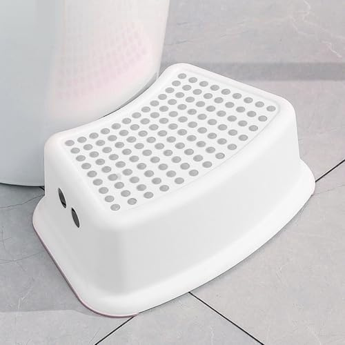 Zegaqae Toiletten-Fußhocker, Rutschfester Badezimmer-Töpfchen-Tritthocker, Wc Hocker Tritthocker Klohocker, Für Kinder Und Senioren, 37 X 25 X 13 cm