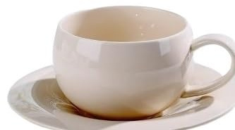 Set di Tazze e piattini da caffè e tè in Ceramica, Set di Tazze da caffè e piattini in Ceramica Bianca, Tazze da Latte e Succo, piattino, Regali di Compleanno per Ufficio e casa (3