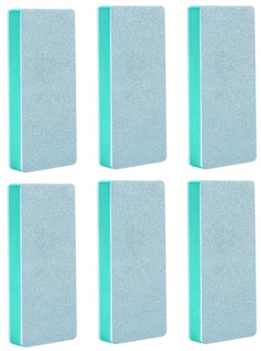 Fish Tank Scrubber, 6 Pack Aquarium Fish Tank Glass Cleaner, Stain Remover Sponge, Aquarium Glass Cleaning Pad, Algae Remover for Kitchen Wall Bathroom