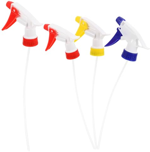 WEKADRIN 4pezzi Ugelli Spray Regolabili Per Bottiglie Acqua Nebulizzatore Sicuro Per Uso Alimentare Materiale Eco-compatibile Stile Misto Per Piante Giardino e Pulizia Domestica