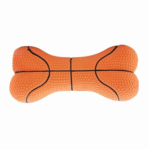 Brrnoo Hundtugleksaker, Hundtugg Soft LaTex Chew Toys för Hundar för Valp Tugga (Basketboll)