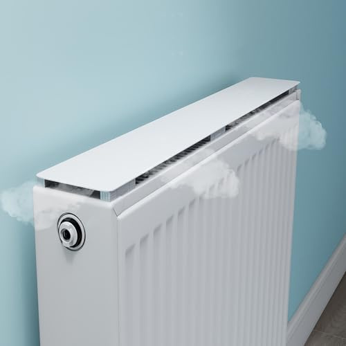 YCCYHQ Tablette de Radiateur en Alliage D'aluminium, Protection pour Etagere Radiateur, Fixation par Adsorption, Adapté à Toutes Les Saisons(100x10 cm/39.4x3.9 in)