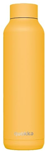 QUOKKA BOTELLA TERMO ACERO INOXIDABLE SOLID SAFFRON YELLOW 630 ML