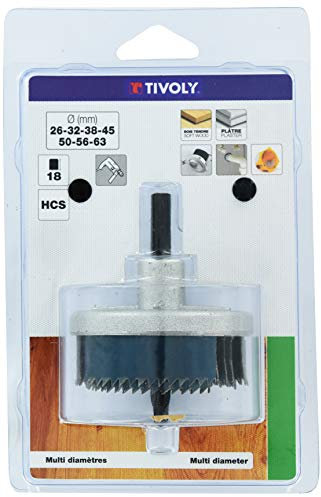 Scie cloches HCS Ø25-32-38-45-50-56-62 mm TIVOLY - XT50522052012