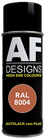 Alex Flittner Designs RAL Lackspray Autolack Sprühdose Spraydose RAL8004 KUPFERBRAUN matt