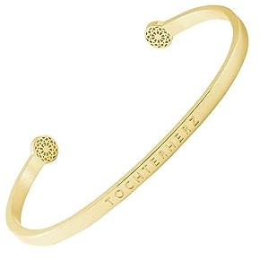 SIMPLE PLEDGE | Tochterherz Armreif | Armband Damen mit Gravur in Silber, Gold, Roségold | Perfekt als Schmuck Geschenk | Blindgravur