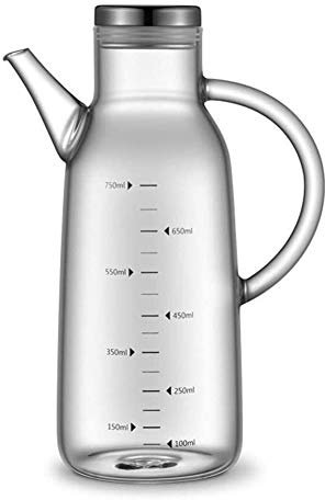Aceitera y vinagrera Antigoteo Botellas de Aceite for Cocina, dispensador de Aceite de Oliva y Botella de vinagre (Size : 750ml)