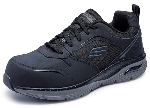 Skechers Arch Fit SR Comp Toe Black/Charcoal 10.5 - Wide