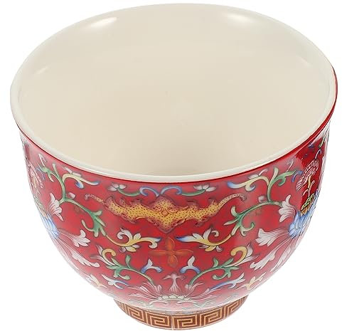 HEMOTON Keramik-teetasse Mit Blumenmuster Für Zuhause Traditionelle Chinesische Teetasse Für Kung-fu-teezeremonie