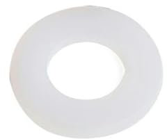 Nylon Flachscheibe M2 M2.5 M3 M4 M5 M6 M8 M10 M12 M14 M16 M18 M20 Hartplastik Dichtscheiben Weiß Schwarz Für Schraube 10/100 Stück-M18x32x3mm 15 Stück-Nylon Hartweiß