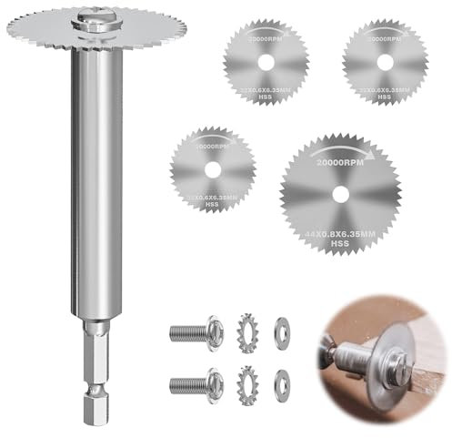 mizikuu Tagliatubi in PVC, 32 mm x 3 + 44 mm x 1 Lame per Sega Tagliatubi Interni Taglierina Interna Sanitaria per di legno, plastica e metallo